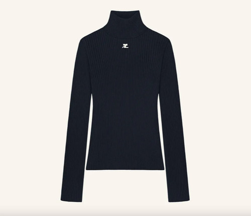 Maglione courreges navy - maglione, a