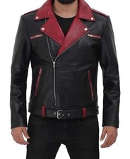 Giacca Moto Uomo Vera Pelle di