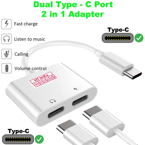 Usb splitter y audio - usb-c,