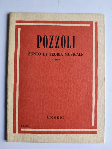 Pozzoli sunto di teoria - pozzoli,