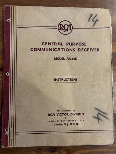 88d rca communications - ar-88d,