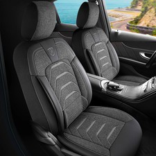 Coprisedili adatti per Ford Fiesta in grigio con tasca posteriore