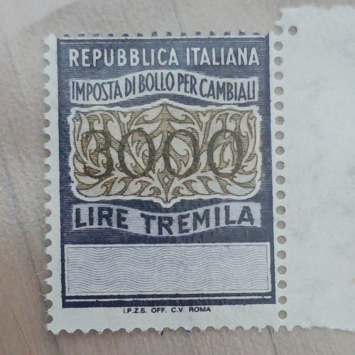 Imposta bollo per cambiali - bollo,
