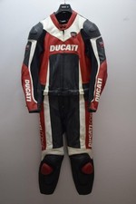 Tuta in Pelle da Moto Dainese Ducati Corse Divisibile Strada TG. 52