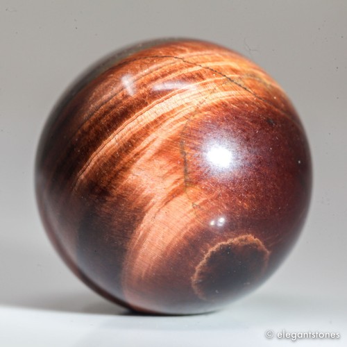 Sfera occhio tigre rosso - di, 23