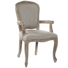 Sedia provenzale col corda con braccioli 57x57h94 poltrona francese