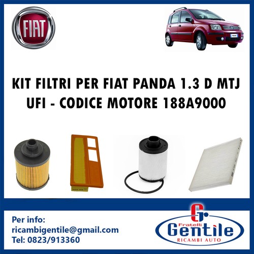Kit filtri tagliando fiat - filtri,