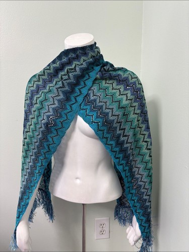 Sciarpa blu missoni - sciarpa,
