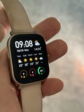 Amazfit GTS 1,65" Cassa in Acciaio Oro Rosa, Cinturino in Silicone Rosa,...