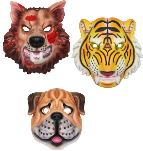 Maschere animali halloween - maschere,