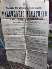 Manifesto apertura caccia a