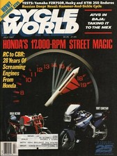 1987 July Cycle World - Vintage Motorcycle Magazine