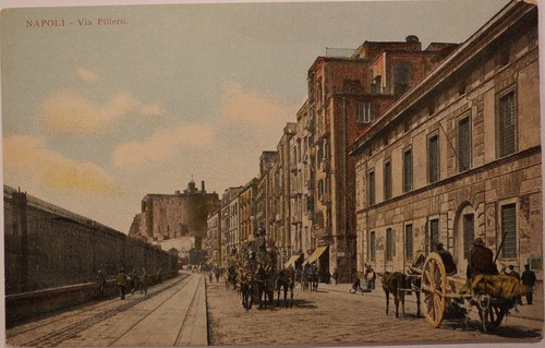 Cartolina napoli via piliero - cartolina,