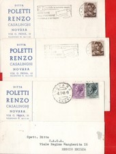 NOVARA - LOT OF 3 POSTCARDS