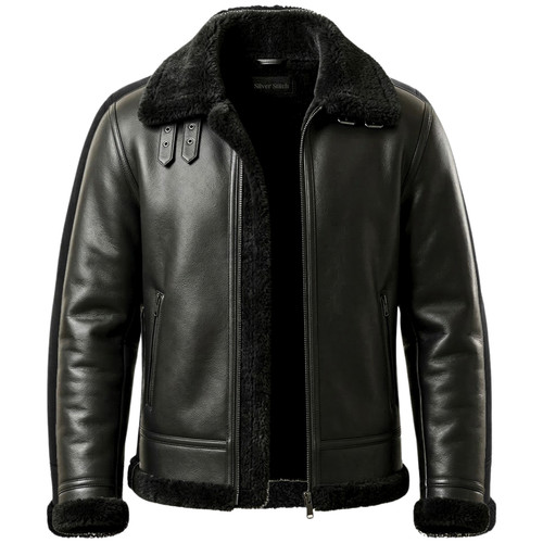 Bomber uomo elegante vera