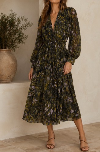 Abito maxi chiffon zara - abito,