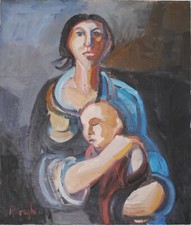 QUADRO OLIO SU TELA ALFONSO