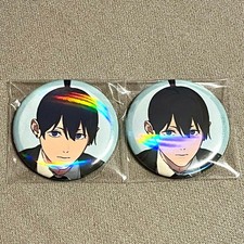 Aki Hayakawa Motosega Uomo Bic Camera Can Badge Aurora Set di 2