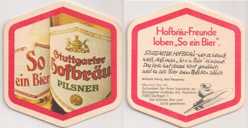 Stuttgarter hofbräu pilsner - hofbräu,