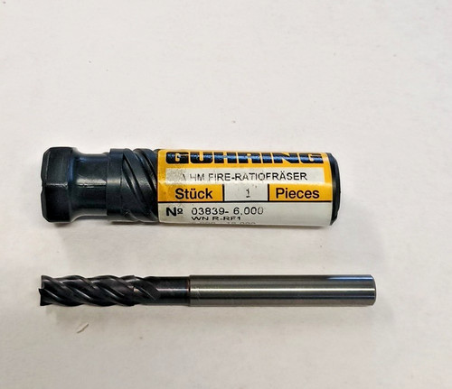 Guhring fresa terminale - guhring, 6,0