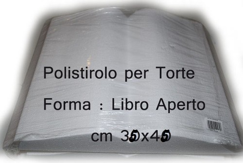 Libro polistirolo aperto - libro,