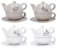 Pezzo teiera con tazza - con, in
