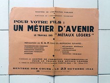 Manifesto Antica 1944 - " Per Vostro Figlio Un Per Futuro '