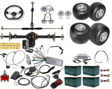 Kit Go Kart Carrello Assale Posteriore Ruota 5" Differenziale Motore Drift Trike Golf Cart ATV