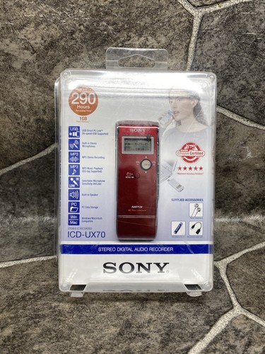 Sony icd ux70 stereo digital - sony,