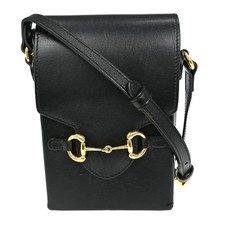 GUCCI BORSA A TRACOLLA NERA HORSEBIT GG 625615 2149 NQ01128