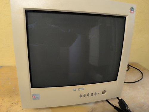 Monitor crt vintage retro - retro, 17