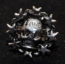Anello bigiotteria Teschio