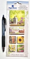 Thyme to Garden Canvas Stickers Scrapbooking Embellishment Card Paper House