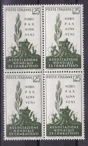 Italia 1959 quartina 858 - -, n.