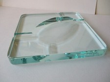 Posacenere cristallo verde