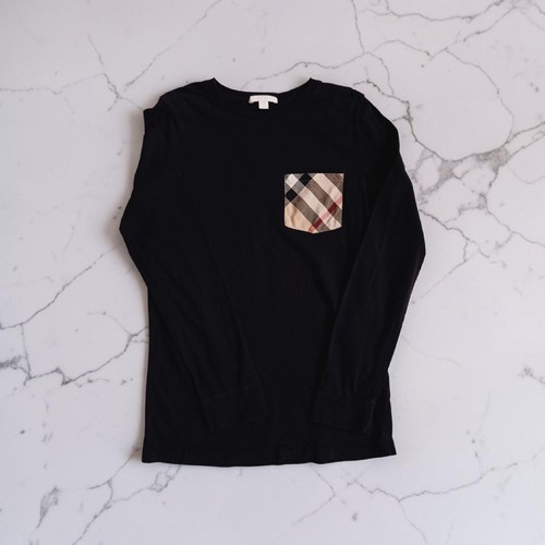 Shirt burberry bambino nera - t-shirt,