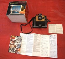 Polaroid EE33 land camera con scatola istruzioni libretti vecchia garanzia usata