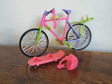 Lotto Bicicletta, Skate Board E Caschetto Barbie Anni '90