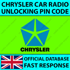 PIN RADIO CHRYSLER CODICE