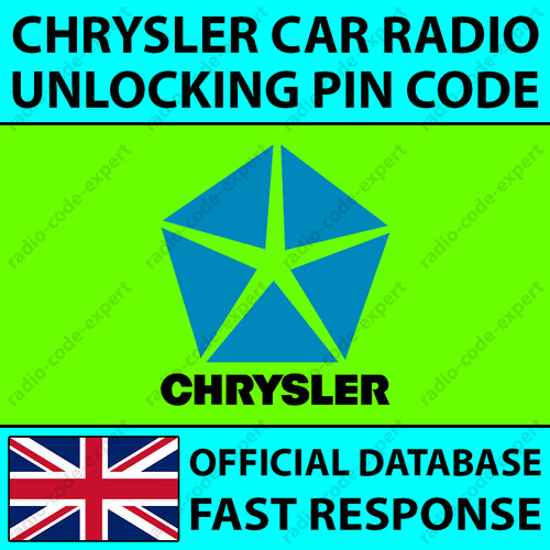 Pin radio chrysler codice - chrysler,