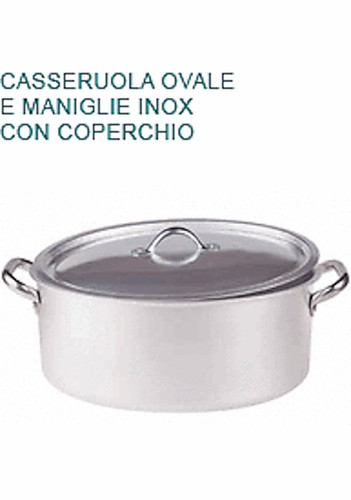Casseruola ovale 45x31x16 - casseruola,