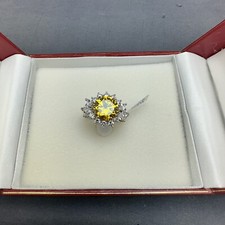 Replica of topaz gold ring