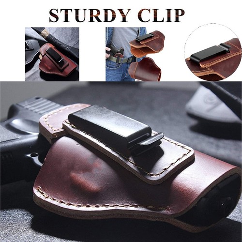 Iwb fondina pelle pistola - pelle,