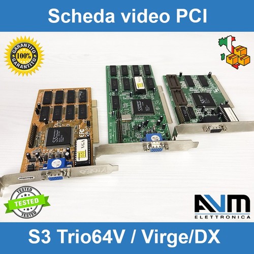 Scheda video pci trio64v - scheda,