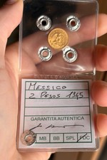 2 PESOS 1945 MESSICO PERIZIATA