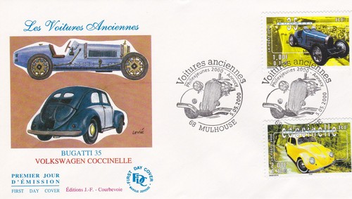 Francia 2000 fdc - francia, auto