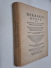 HERBARIO NUOVO - CASTORE DURANTE - BONFADINO E DIANI - 1685 ANAS 1964