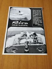 1971 CANTIERI RIVA BARCHE ANNI 70 PUBBLICITA VINTAGE AD
