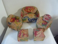 DIVANO SALOTTO PER BAMBOLE ORIGINALE  DECO' - VINTAGE- (BA01)