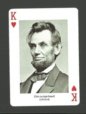 Carta da gioco Abraham Lincoln